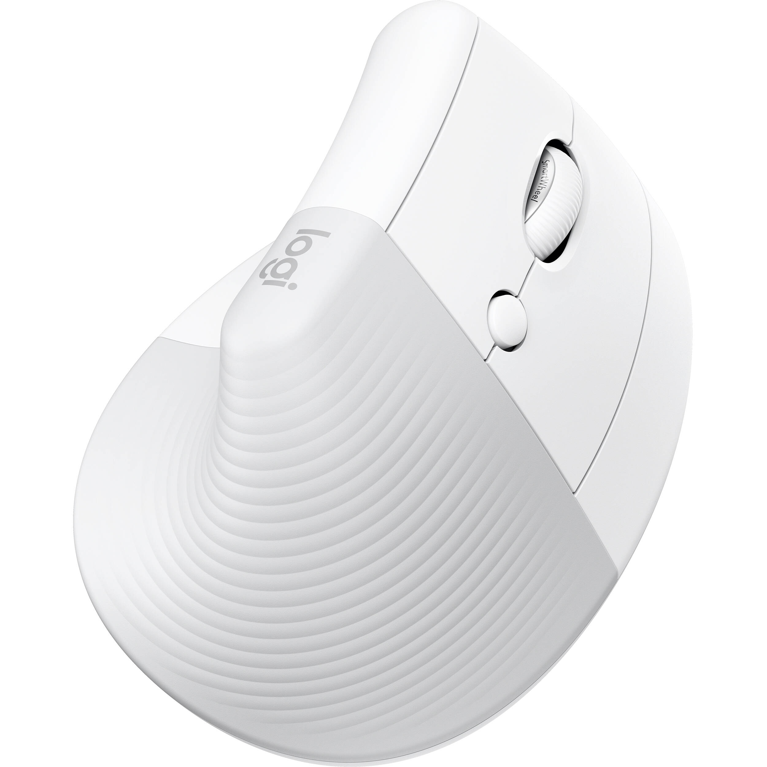 Logitech LIFT Ergo Mouse for Mac in off-white, vertical ergonomic wireless mouse — view 11