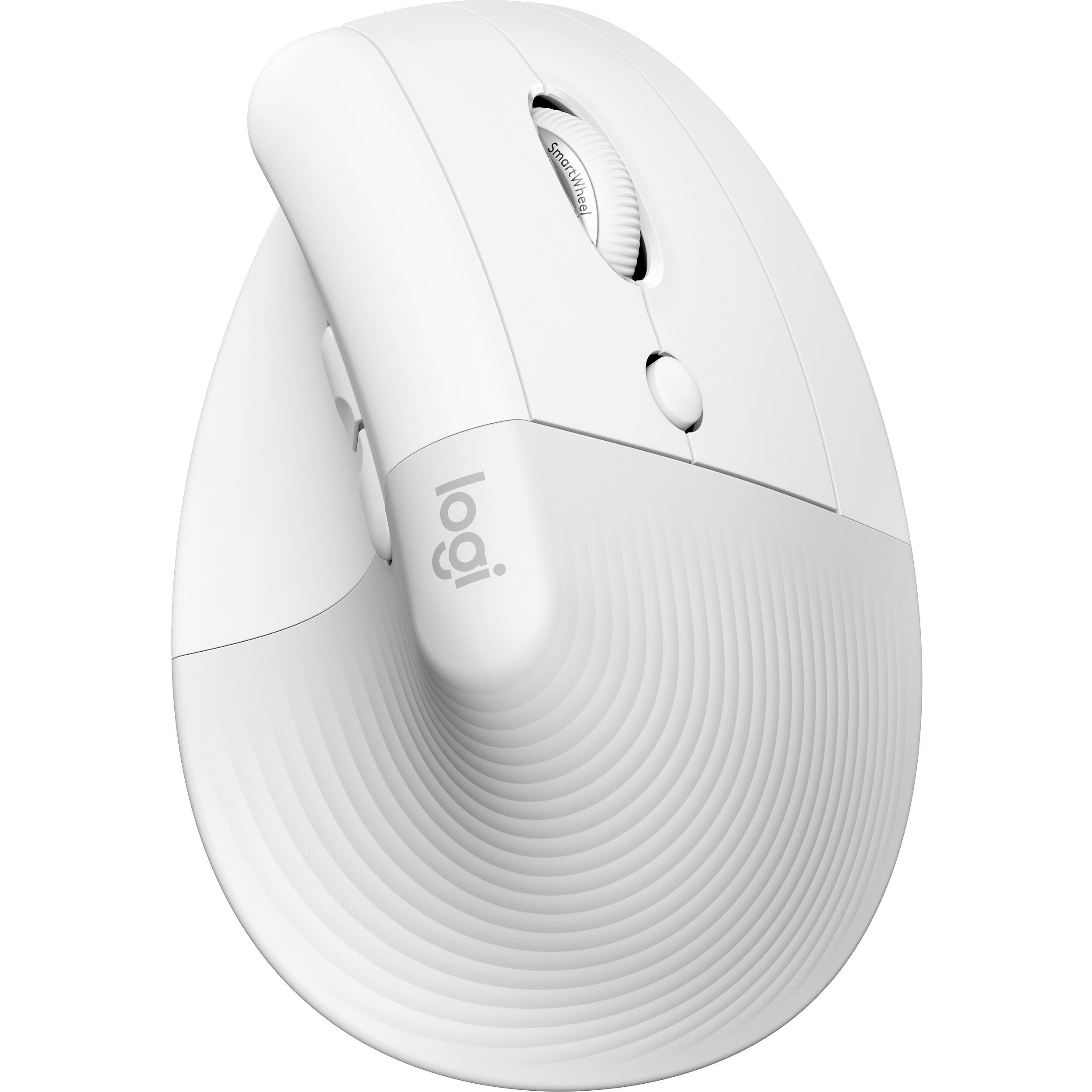 Logitech LIFT Ergo Mouse for Mac in off-white, vertical ergonomic wireless mouse — view 13