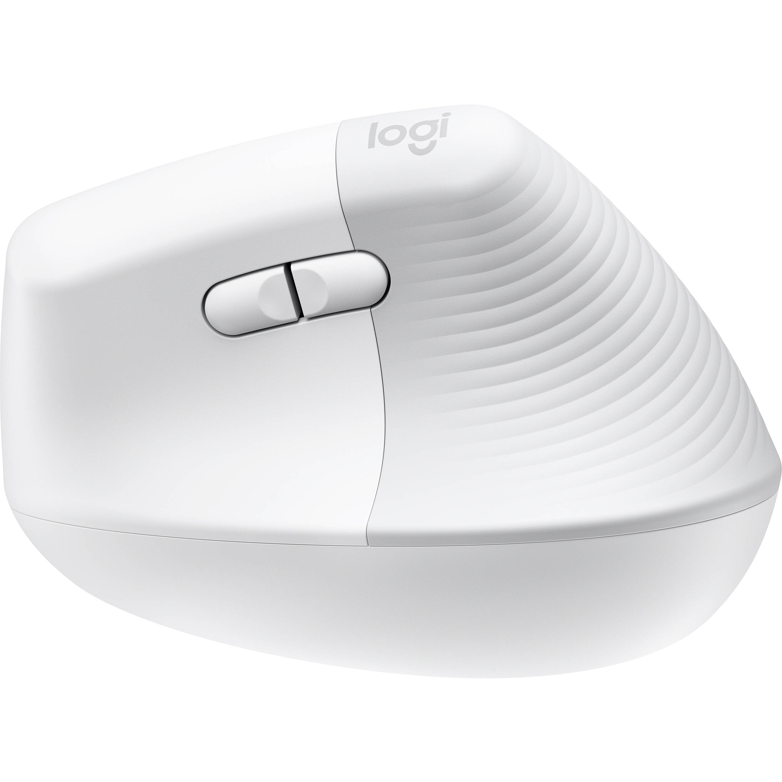 Logitech LIFT Ergo Mouse for Mac in off-white, vertical ergonomic wireless mouse — view 14