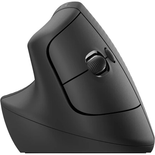 Logitech Lift Vertical Mouse for Business in graphite, vertical ergonomic wireless mouse for smaller hands — view 4