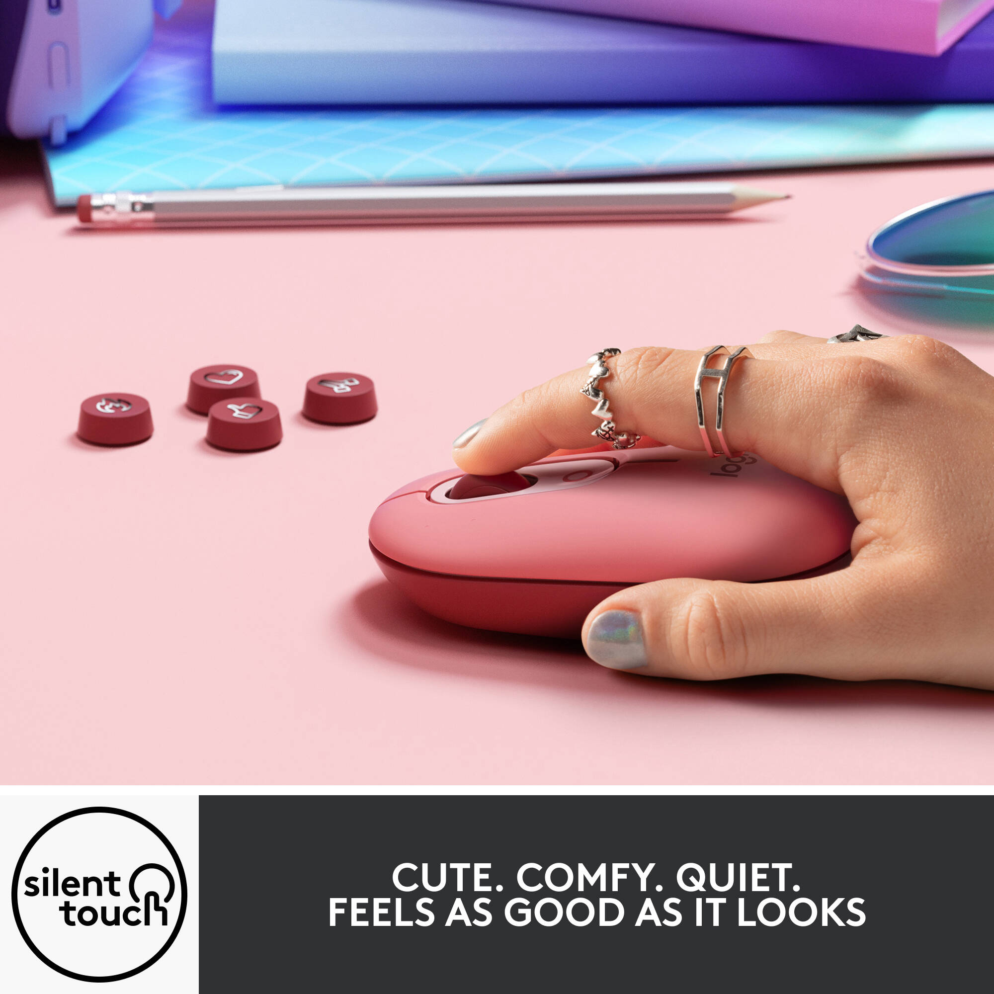 Logitech POP Mouse with emoji — view 4