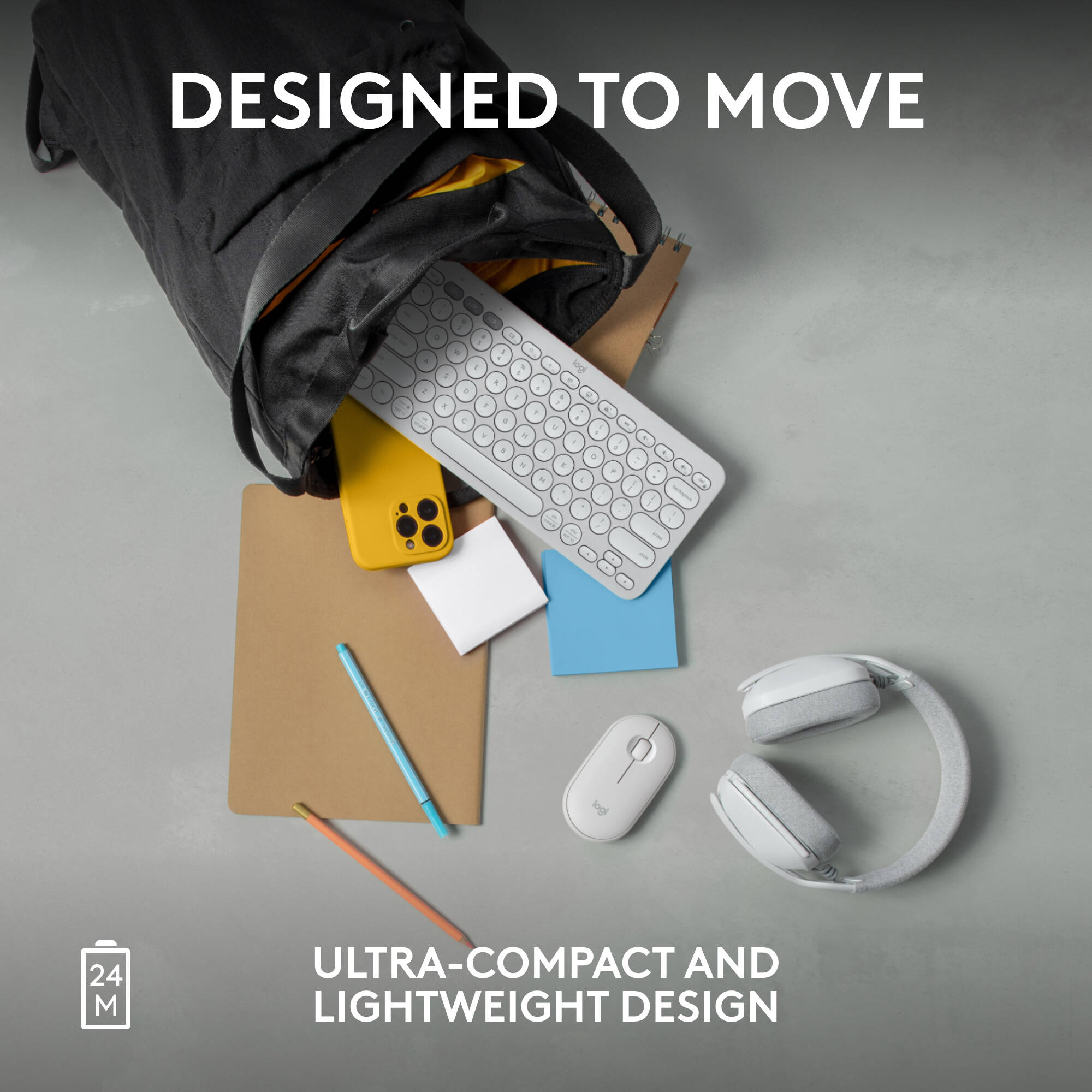 M350s Pebble Mouse 2 White — view 7