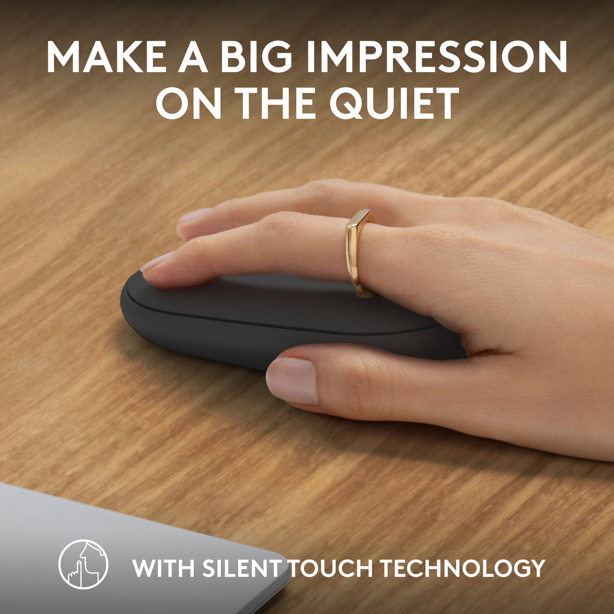 Pebble Mouse 2 M350s - Tonal Graphite. Minimum order quantity 4. — view 5