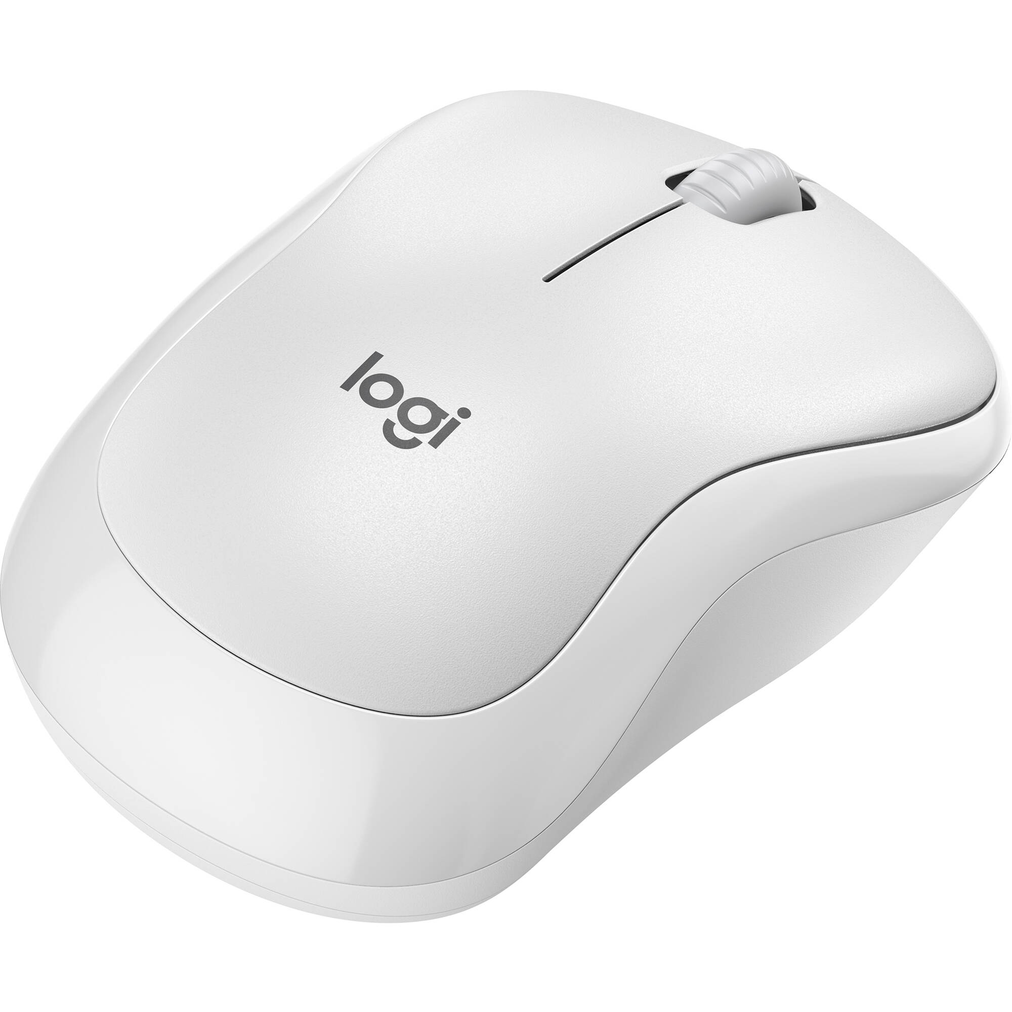 Logitech M240 Silent Bluetooth Mouse in Off-white, ambidextrous low-noise design — view 10