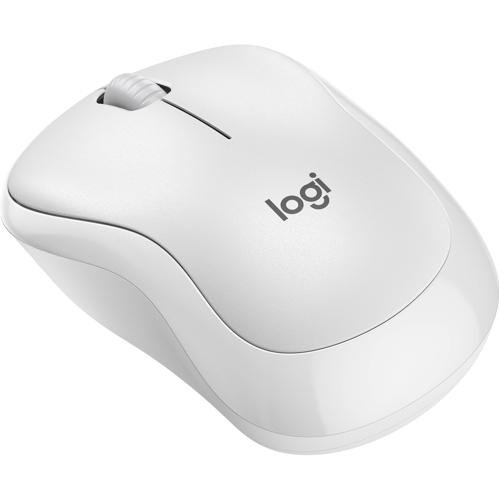 Logitech M240 Silent Bluetooth Mouse in Off-white, ambidextrous low-noise design — view 9