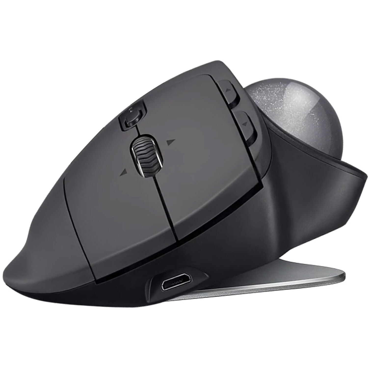 Logitech MX Ergo S Plus Graphite ergonomic wireless trackball mouse — view 12