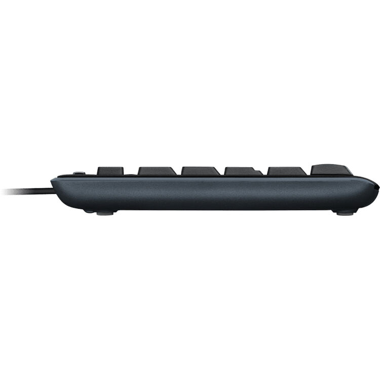 Logitech MK200 wired keyboard and mouse combo with USB connection and one-touch media controls — view 3