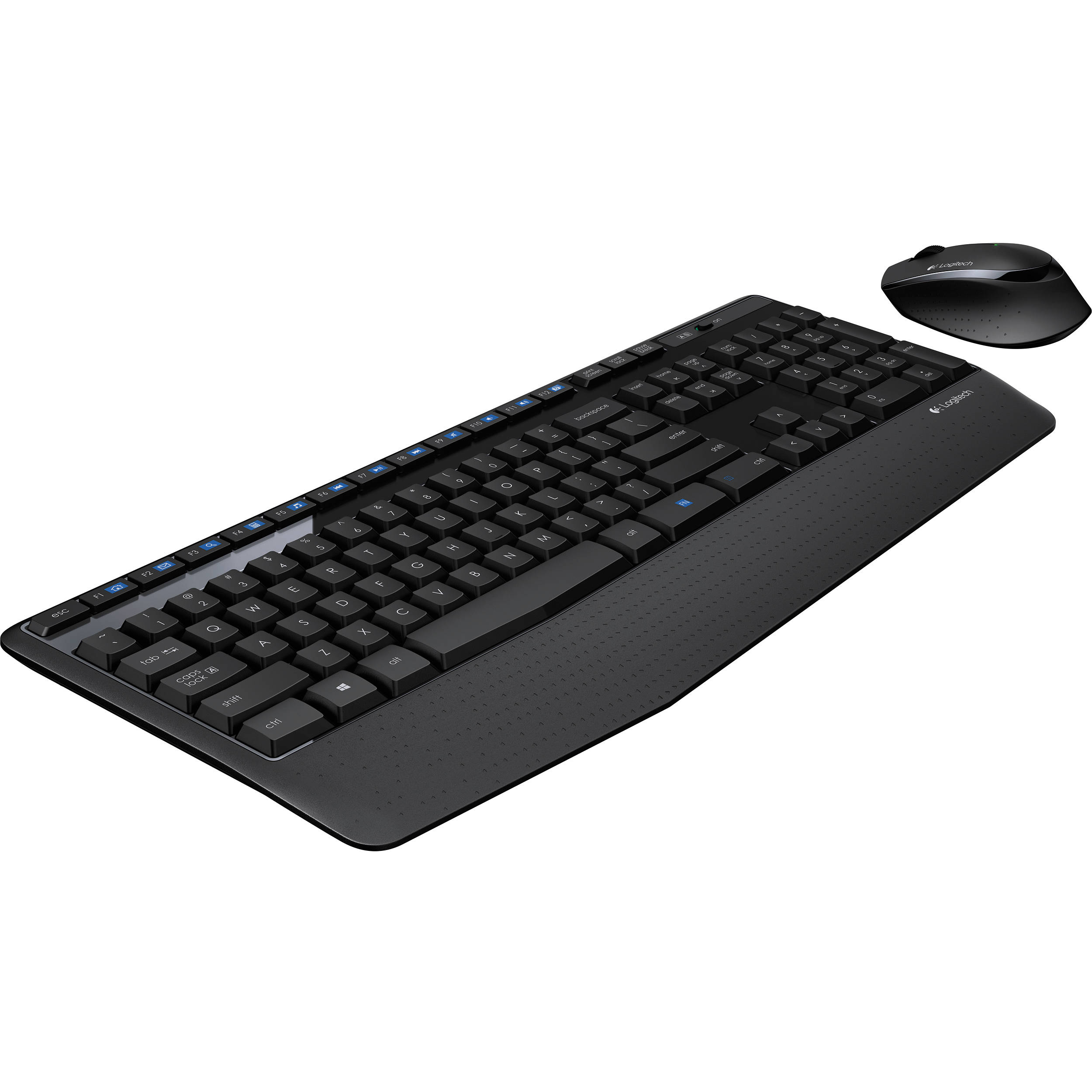 Logitech Wireless Combo MK345 full-size wireless keyboard and right-handed mouse set — view 4