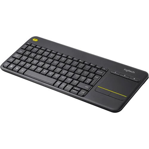 Logitech K400 Plus wireless keyboard with integrated touchpad for Smart TV and couch control — view 11