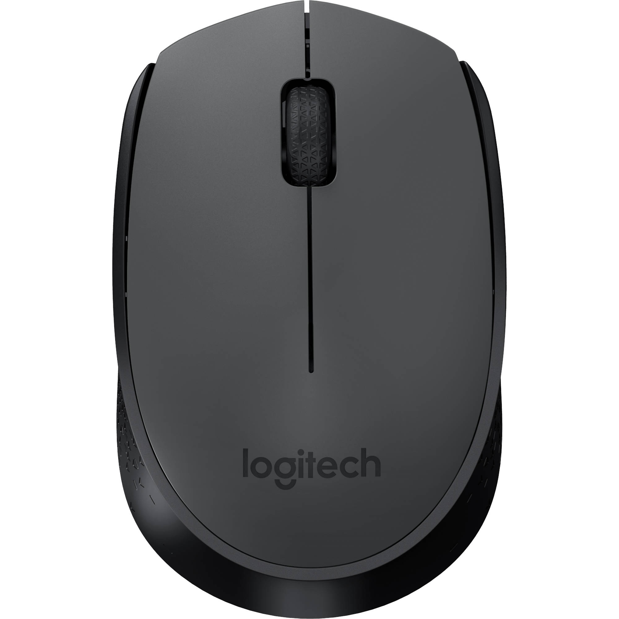 Logitech MK235 wireless keyboard and mouse combo in black with full-size QWERTY layout — view 8