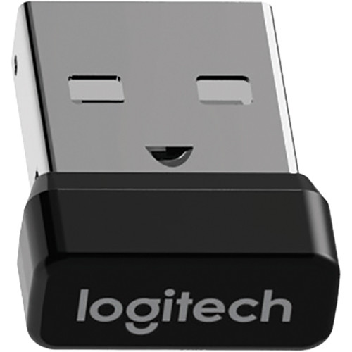 Logitech MK235 wireless keyboard and mouse combo in black with full-size QWERTY layout — view 9