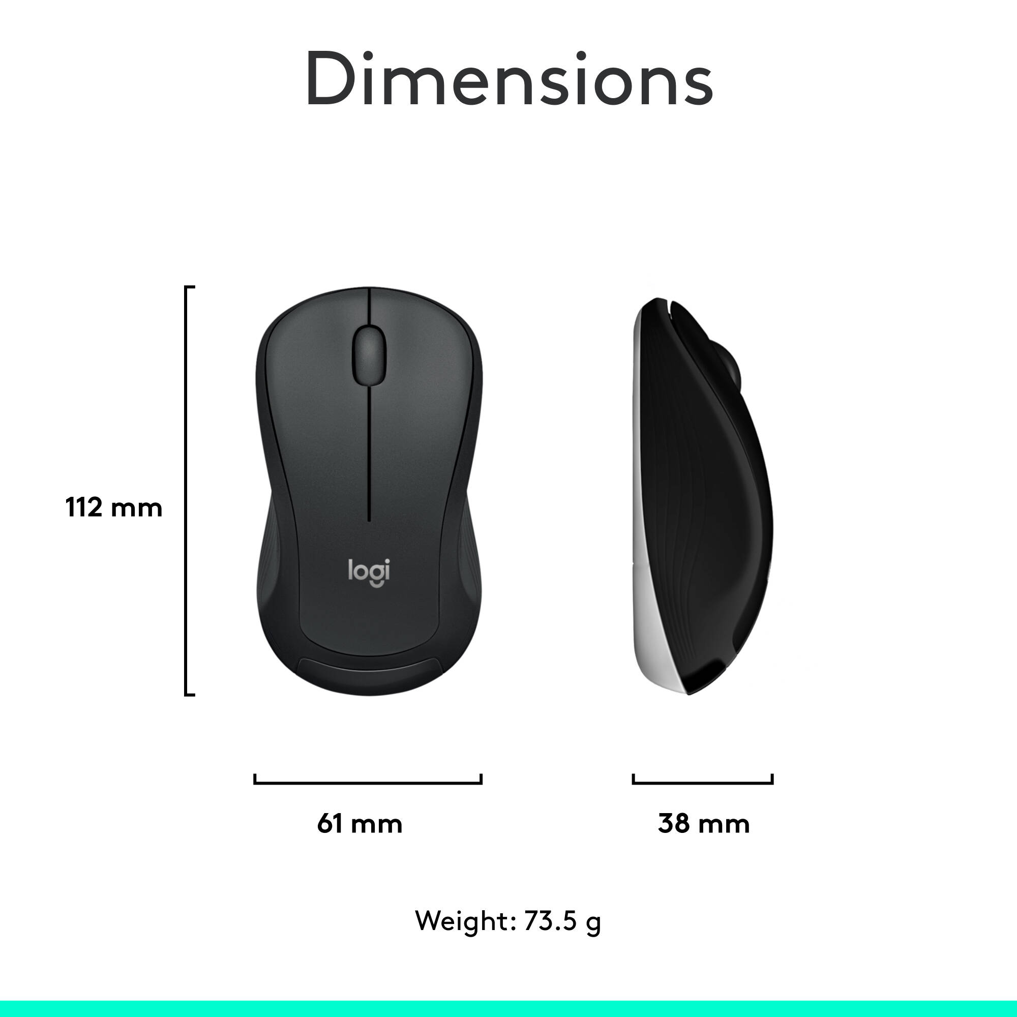 Logitech Wireless Combo MK540 full-size wireless keyboard and mouse set — view 9