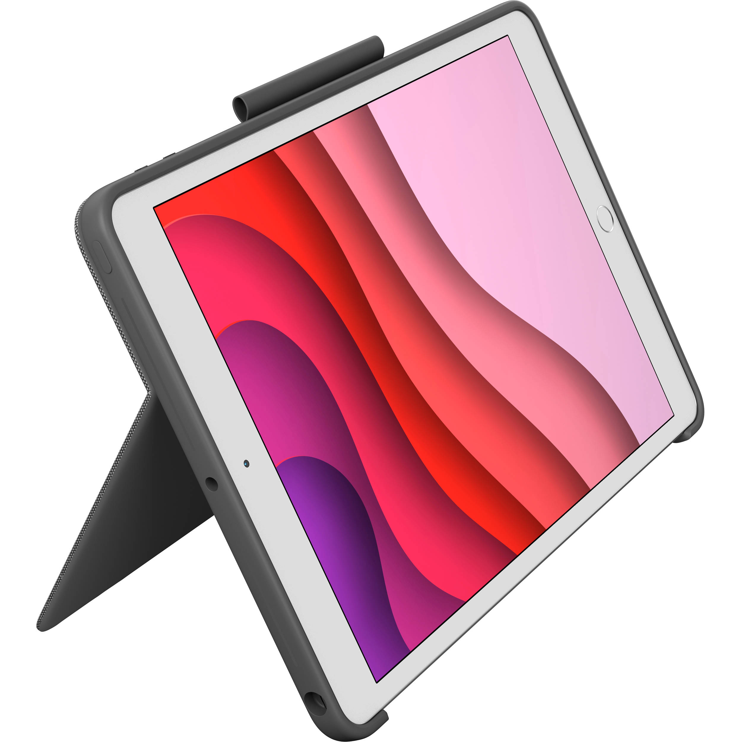 Logitech Combo Touch keyboard case for iPad 7th 8th 9th generation in graphite — view 5