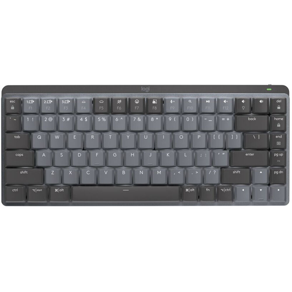 Logitech MX Mechanical Mini illuminated wireless keyboard with compact layout — view 14
