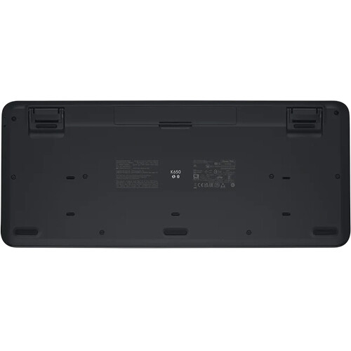 Logitech K650 Signature Wireless Keyboard in graphite with full-size layout and Bolt receiver — view 13