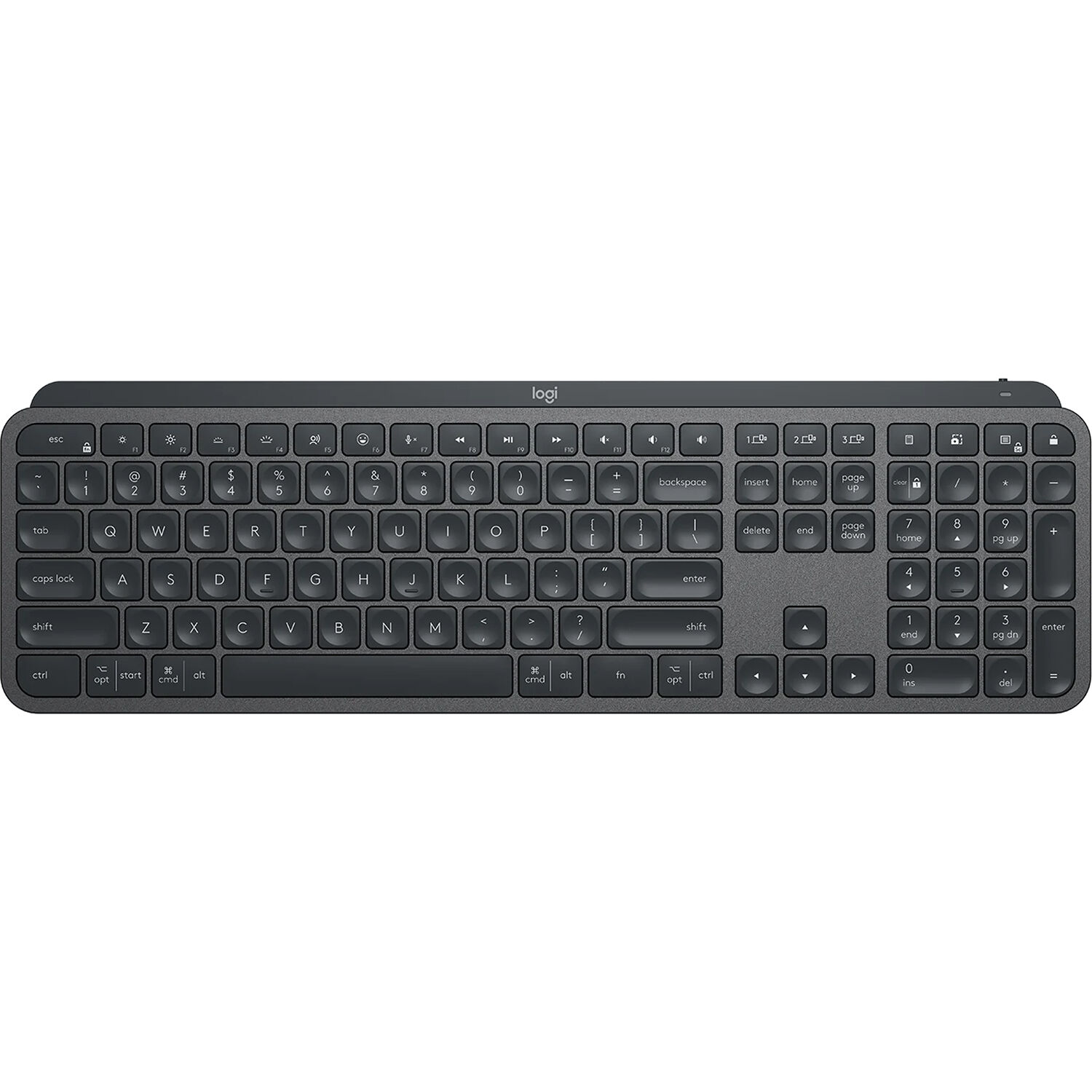 Logitech MX Keys Combo for Business Gen 2 wireless keyboard and mouse set in Graphite — view 4