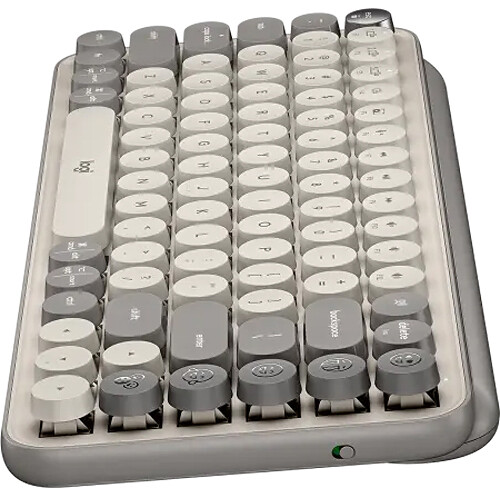 Logitech POP Keys wireless mechanical keyboard in Mist color with compact layout — view 13