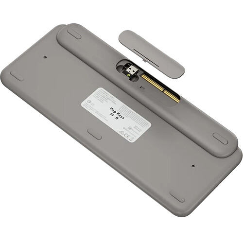 Logitech POP Keys wireless mechanical keyboard in Mist color with compact layout — view 15