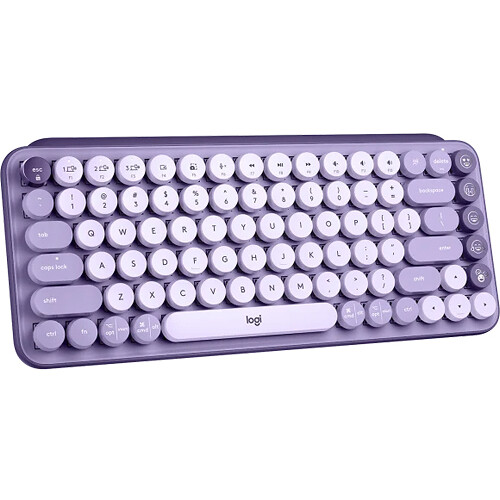 Logitech POP Keys Mechanical Wireless Keyboard in Cosmos with compact wireless design — view 12