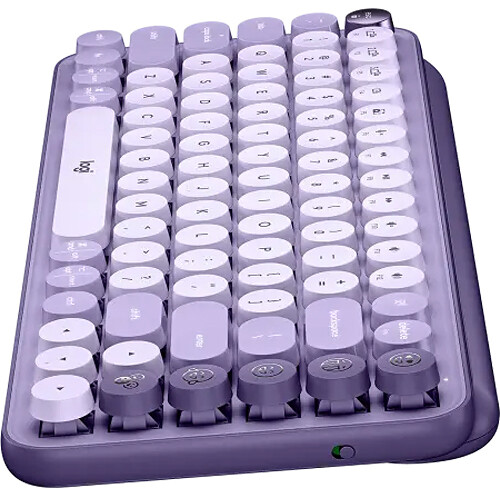 Logitech POP Keys Mechanical Wireless Keyboard in Cosmos with compact wireless design — view 13