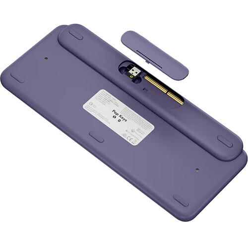 Logitech POP Keys Mechanical Wireless Keyboard in Cosmos with compact wireless design — view 15