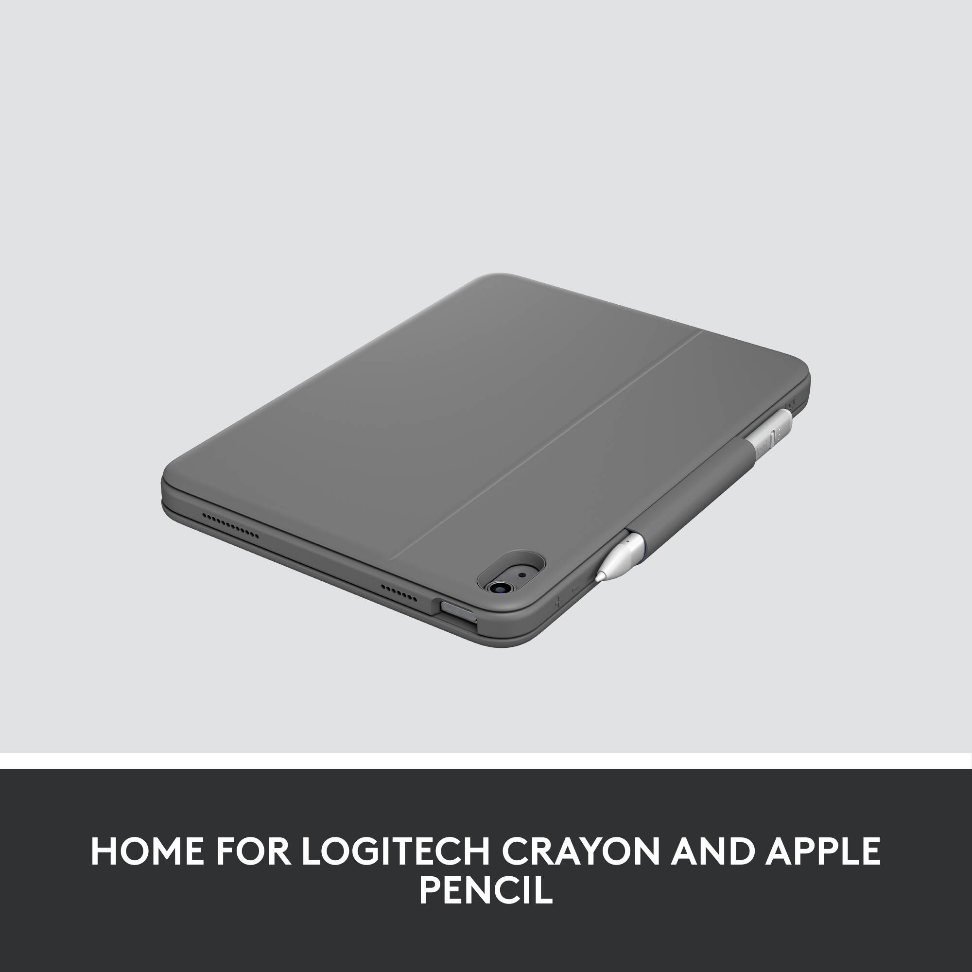 Logitech Rugged Folio for iPad 10.9-inch 10th generation in graphite — view 2