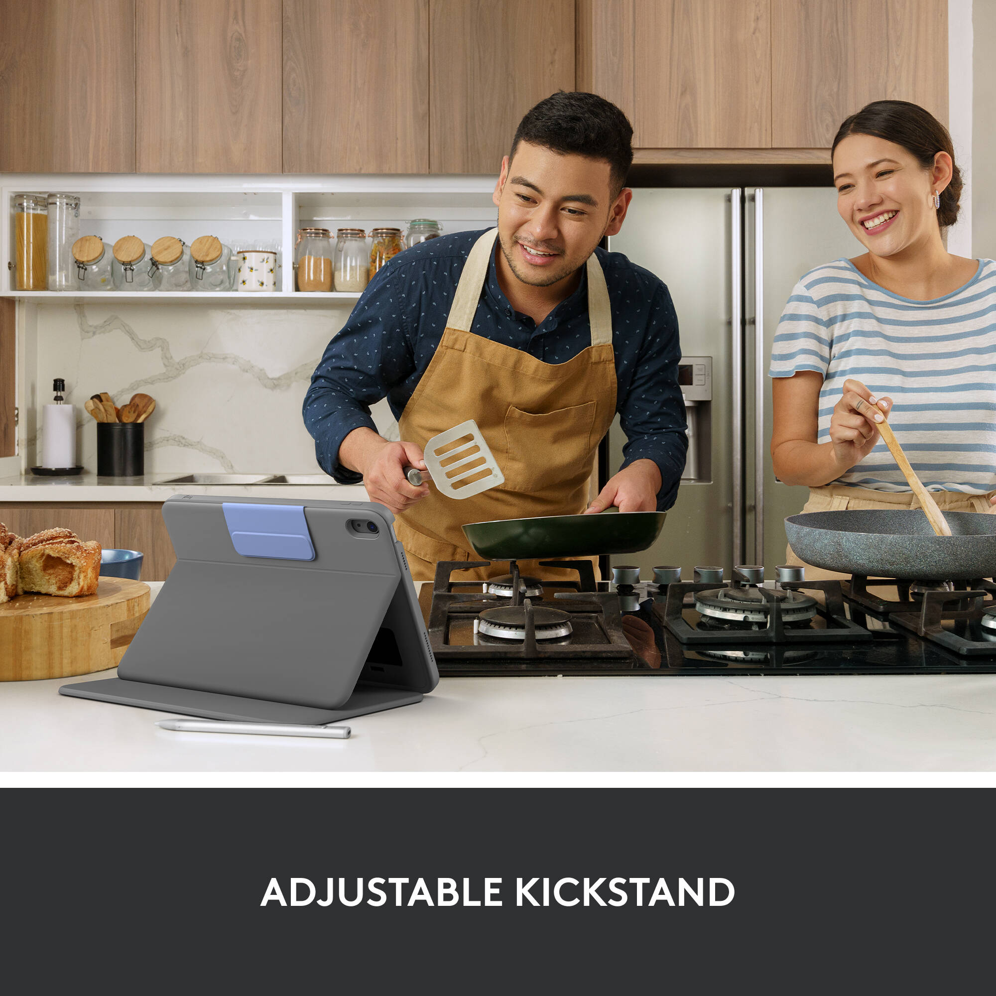 Logitech Rugged Folio for iPad 10.9-inch 10th generation in graphite — view 7
