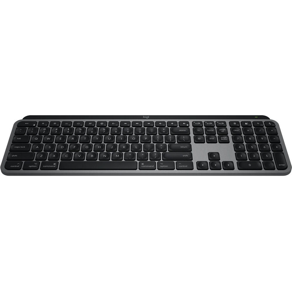 Logitech MX Keys S for Mac wireless keyboard in grey with Mac layout — view 10