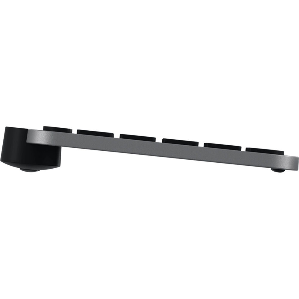 Logitech MX Keys S for Mac wireless keyboard in grey with Mac layout — view 12
