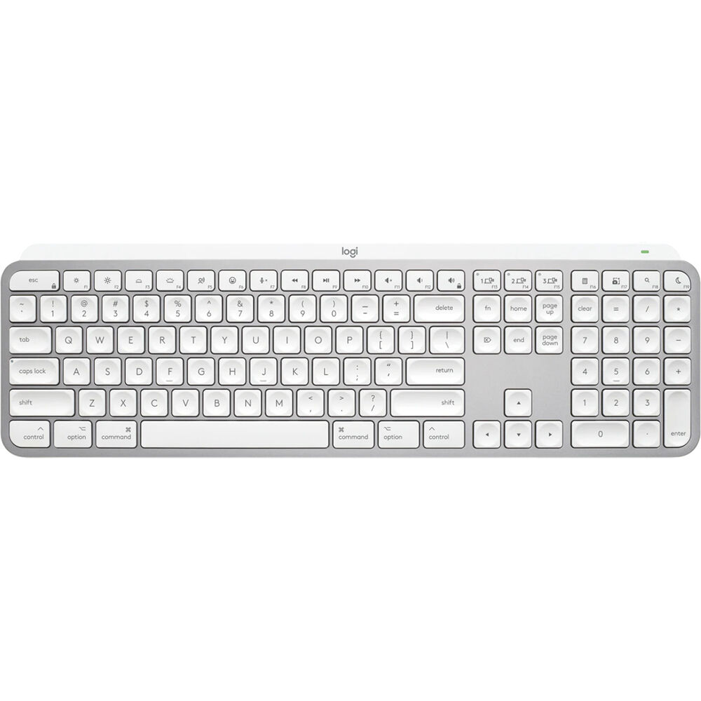 Logitech MX Keys S for Mac Pale Grey wireless low-profile keyboard — view 13