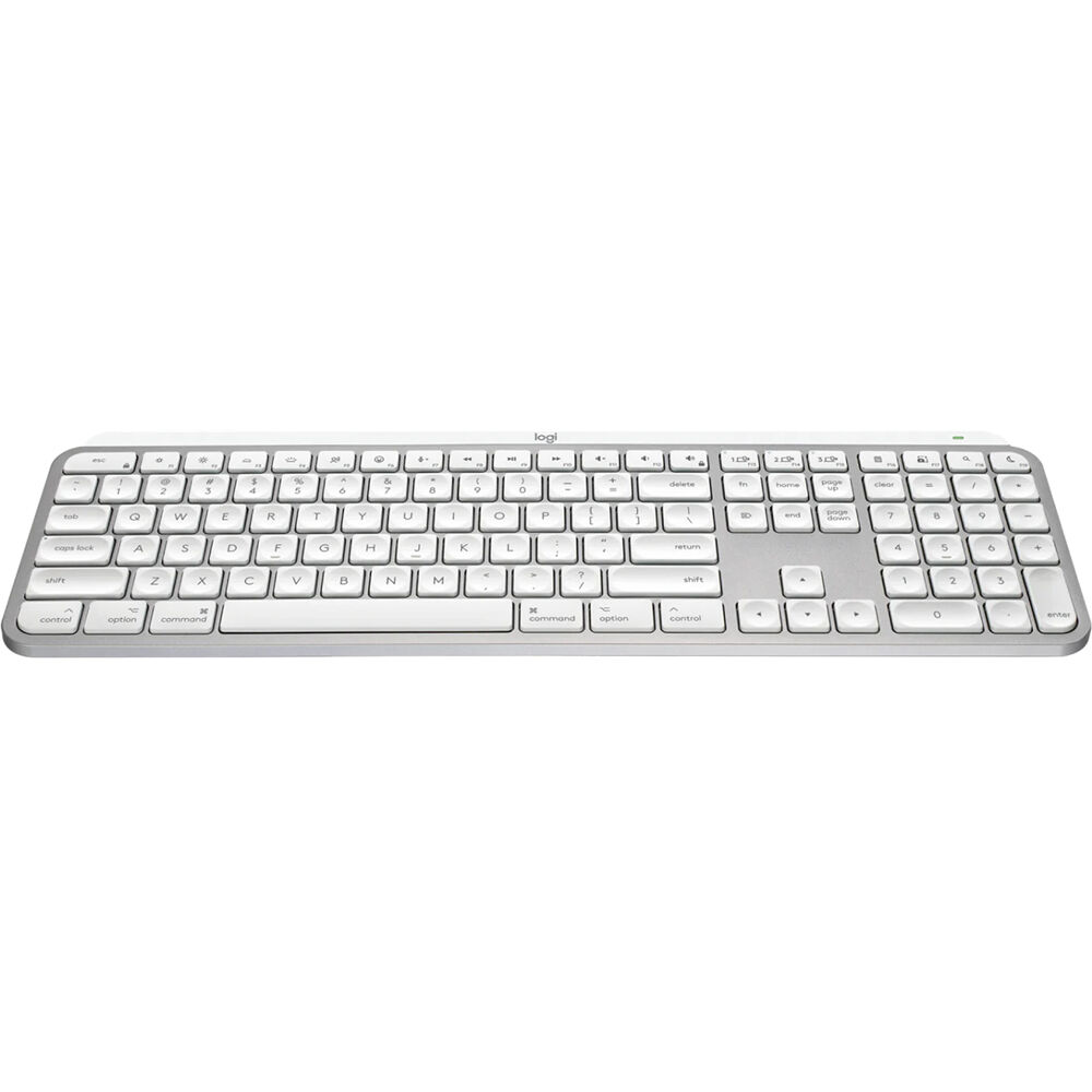 Logitech MX Keys S for Mac Pale Grey wireless low-profile keyboard — view 14