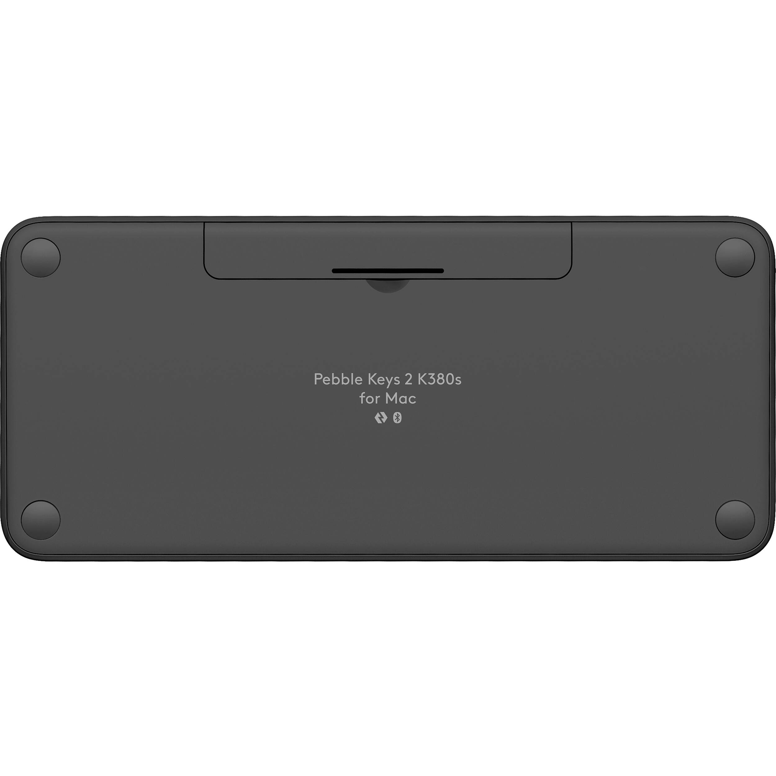 Logitech K380s Pebble Keys 2 wireless compact keyboard in Tonal Graphite — view 14