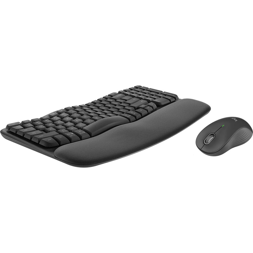 Logitech MK670 Wireless Wave Keys Combo in Graphite with wireless keyboard and mouse — view 16