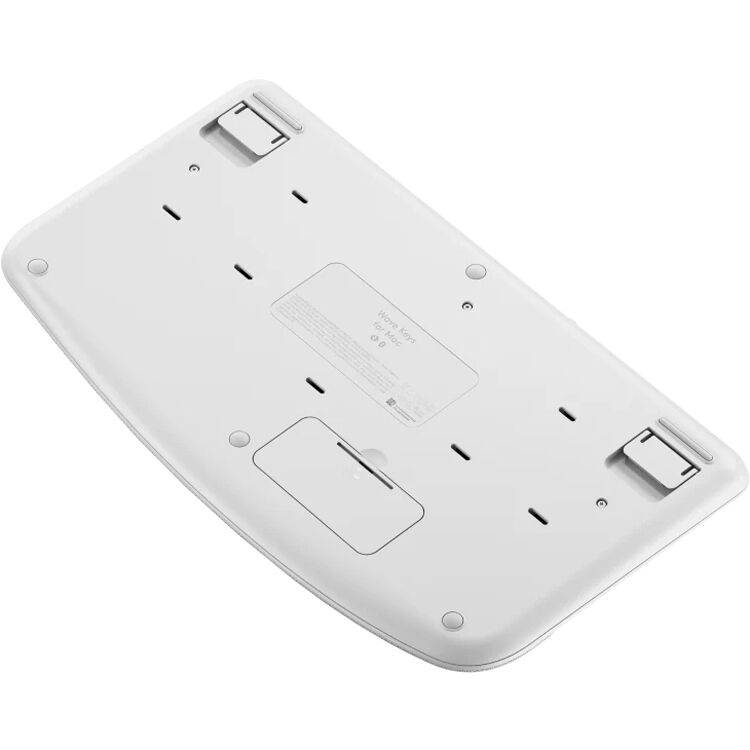 Logitech Wave Keys for Mac wireless ergonomic keyboard in white — view 13