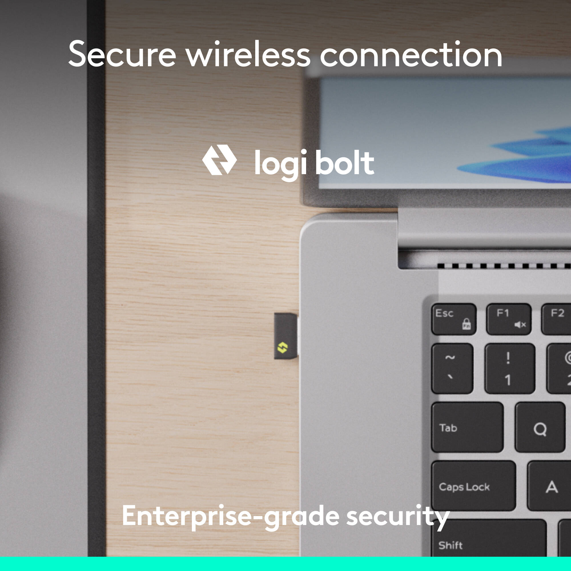 Logitech MK955 for Business Copilot wireless keyboard and mouse combo for business productivity — view 4