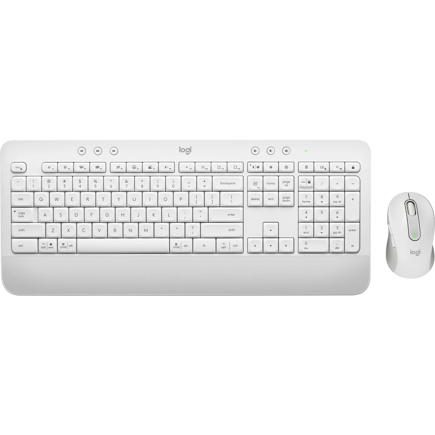 Logitech MK650 Combo B2B wireless keyboard and mouse in off white for business use — view 11