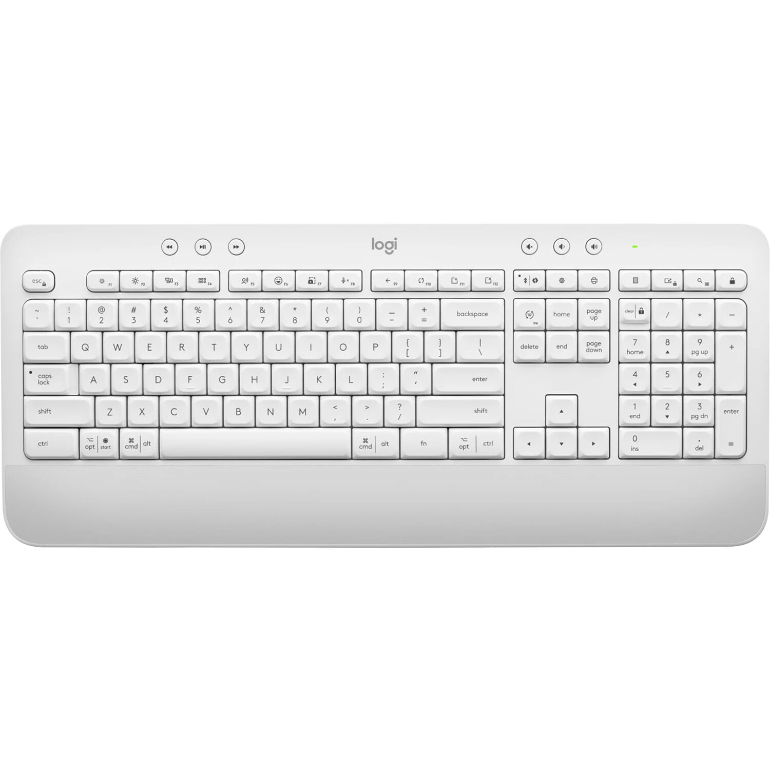 Logitech MK650 Combo B2B wireless keyboard and mouse in off white for business use — view 14