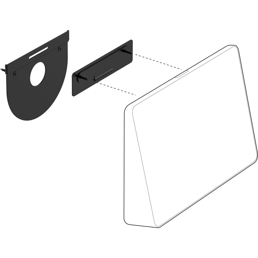 Logitech Tap wall mount for touch controller in a conference room — view 3