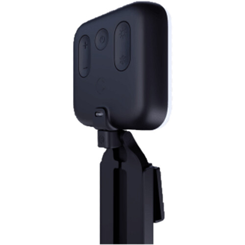 Logitech Litra Glow streaming light for video calls and livestreaming on a desktop setup — view 4