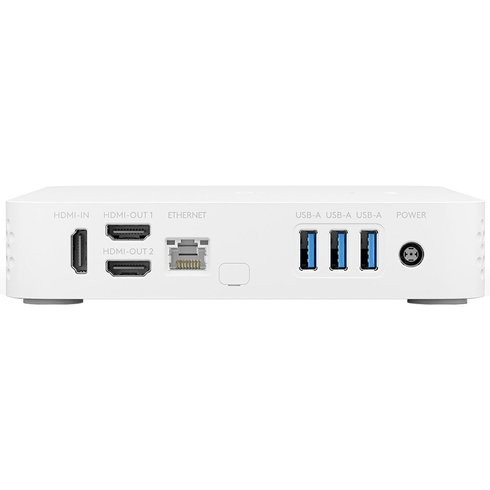 Logitech RoomMate CollabOS appliance for supported conference room cameras and peripherals — view 2