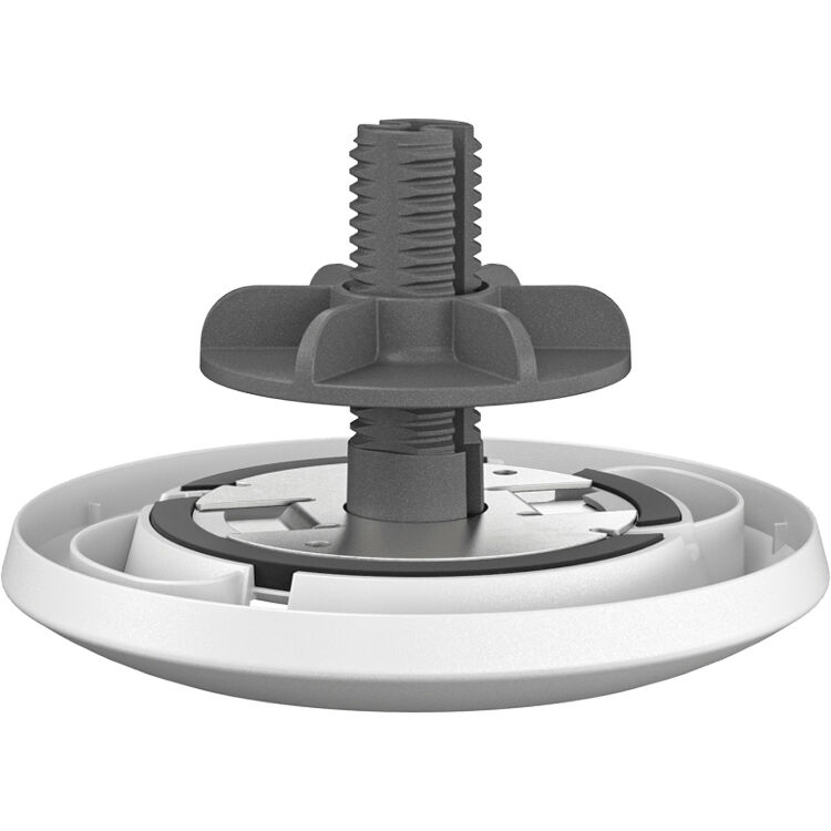White Logitech Rally Mic Pod Mount for table or ceiling installation — view 3