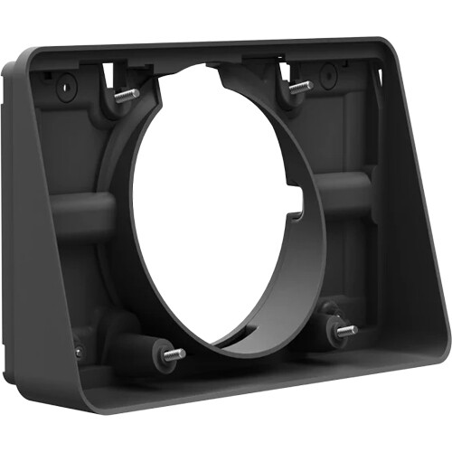 Logitech Tap Scheduler graphite angle mount for angled room scheduling display — view 2