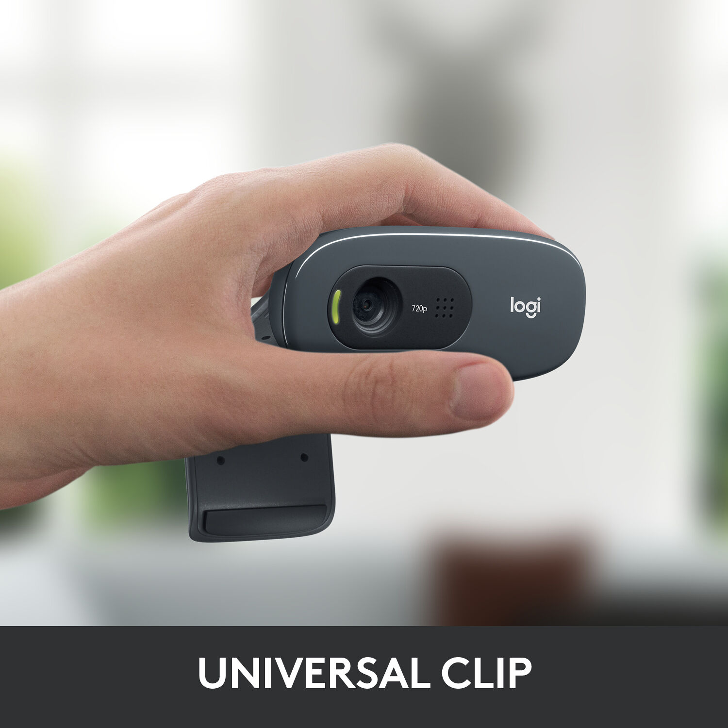 Logitech Webcam C270 compact USB webcam for HD 720p video calls — view 4