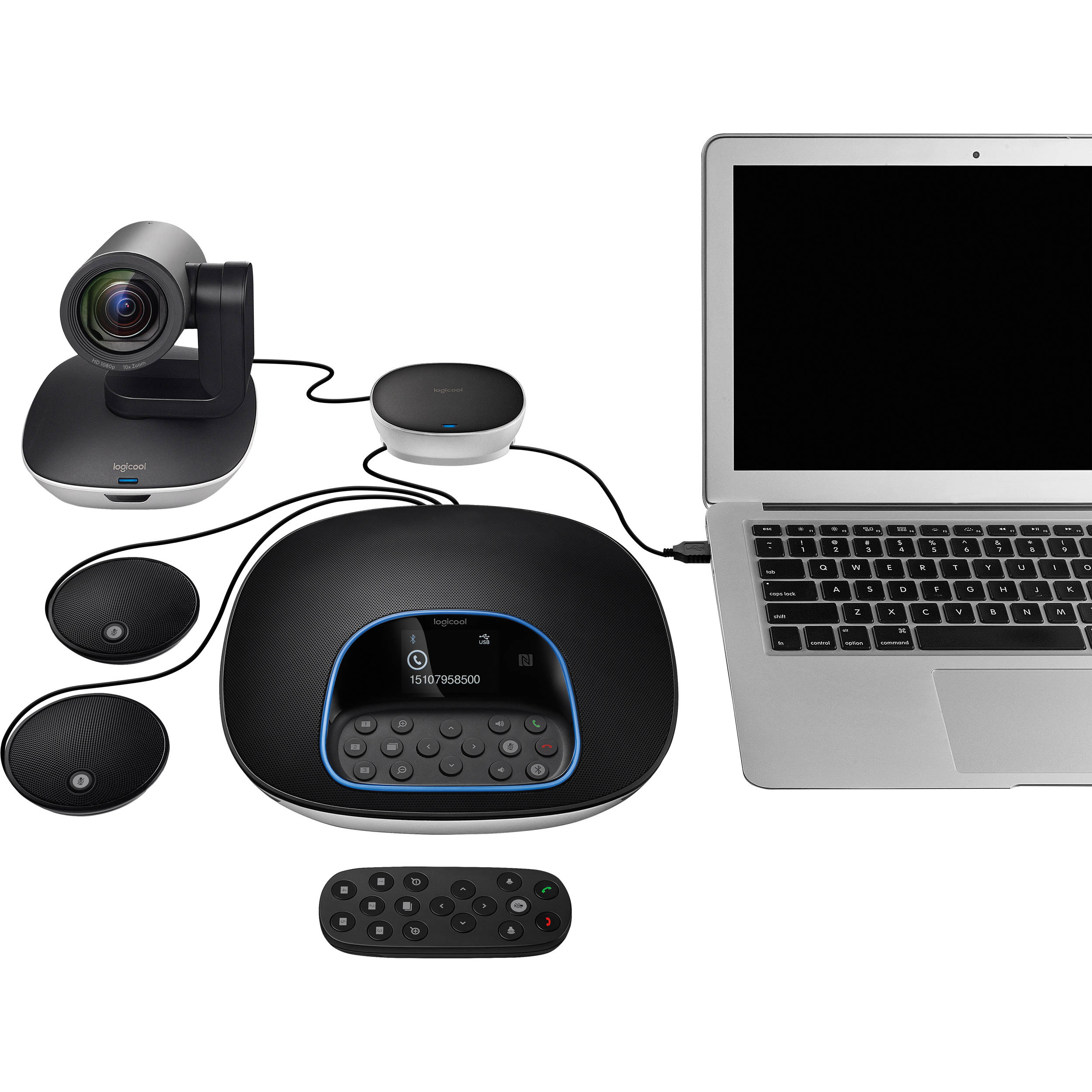 Logitech GROUP video conference system for conference-room wall-mount deployment — view 20