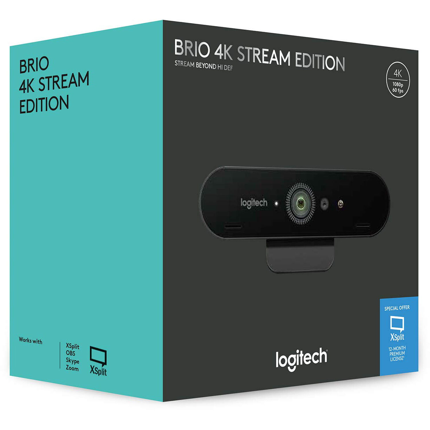 Logitech Brio 4K Pro Webcam with 4K video, HDR, autofocus, and 5x digital zoom — view 11