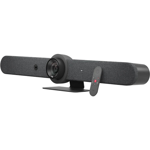 Logitech Rally Bar AIO Graphite all-in-one video bar for midsize meeting rooms — view 3