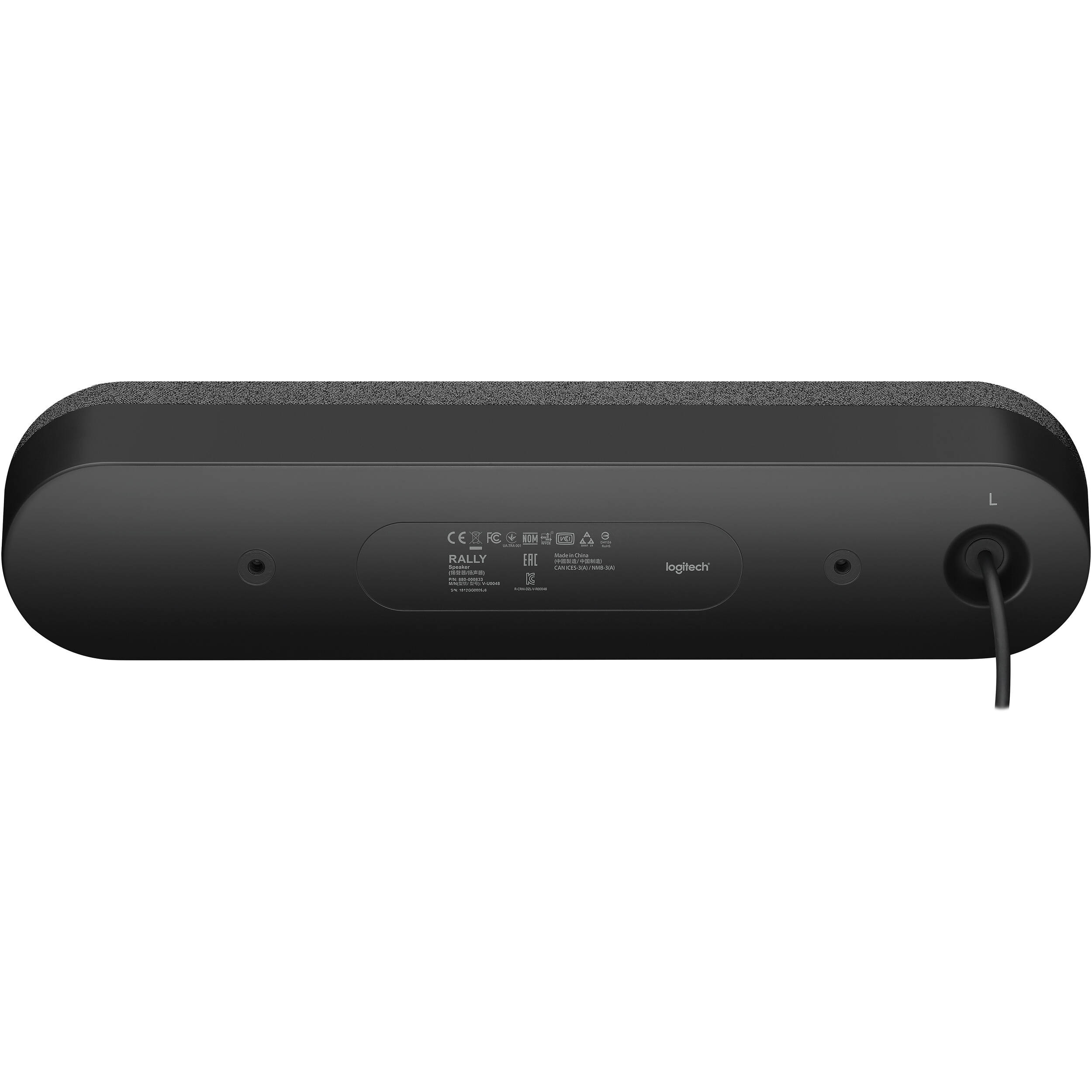 Logitech Rally Speaker for expanding conference room audio coverage — view 3