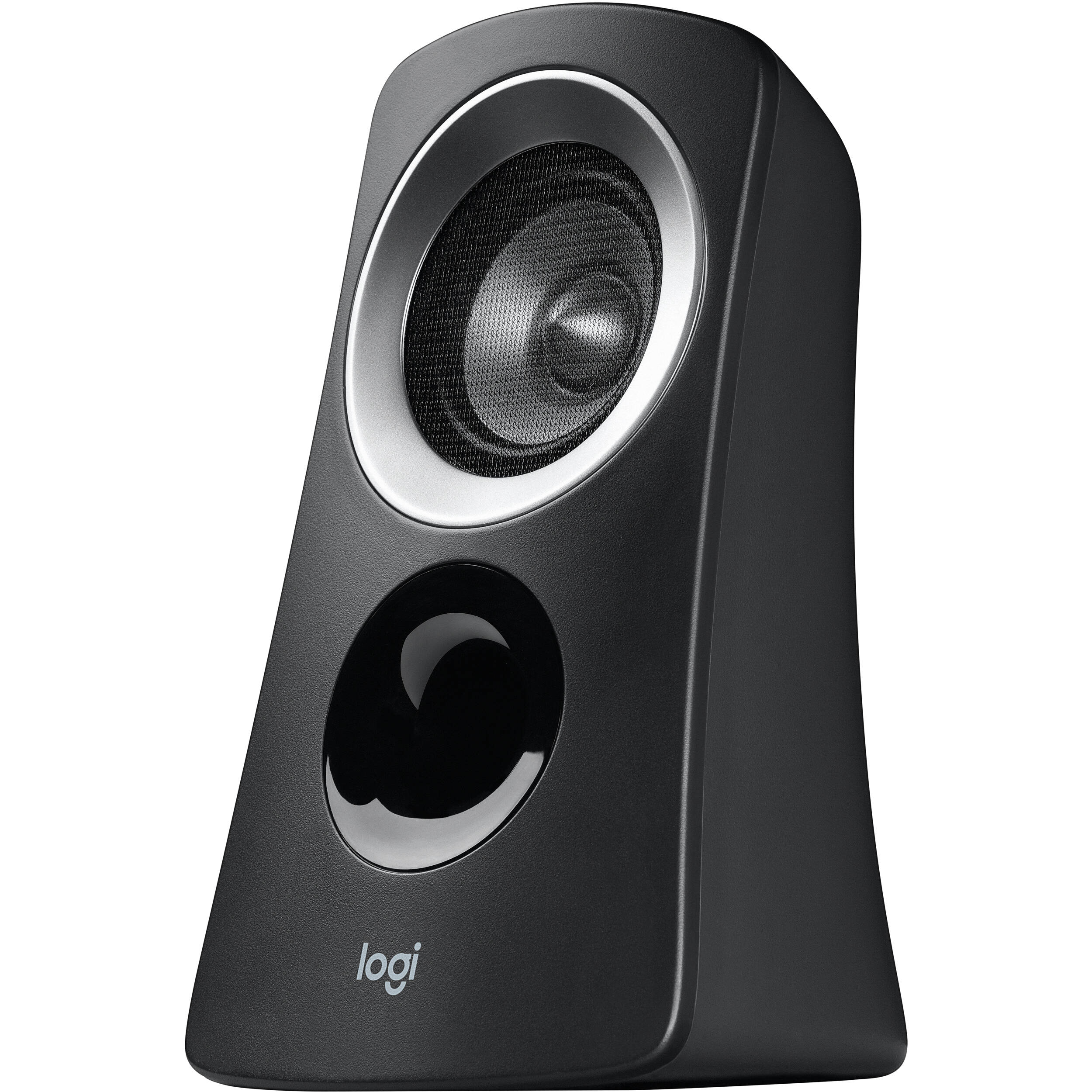 Logitech Z313 2.1 desktop speaker system with compact subwoofer and wired control pod — view 3