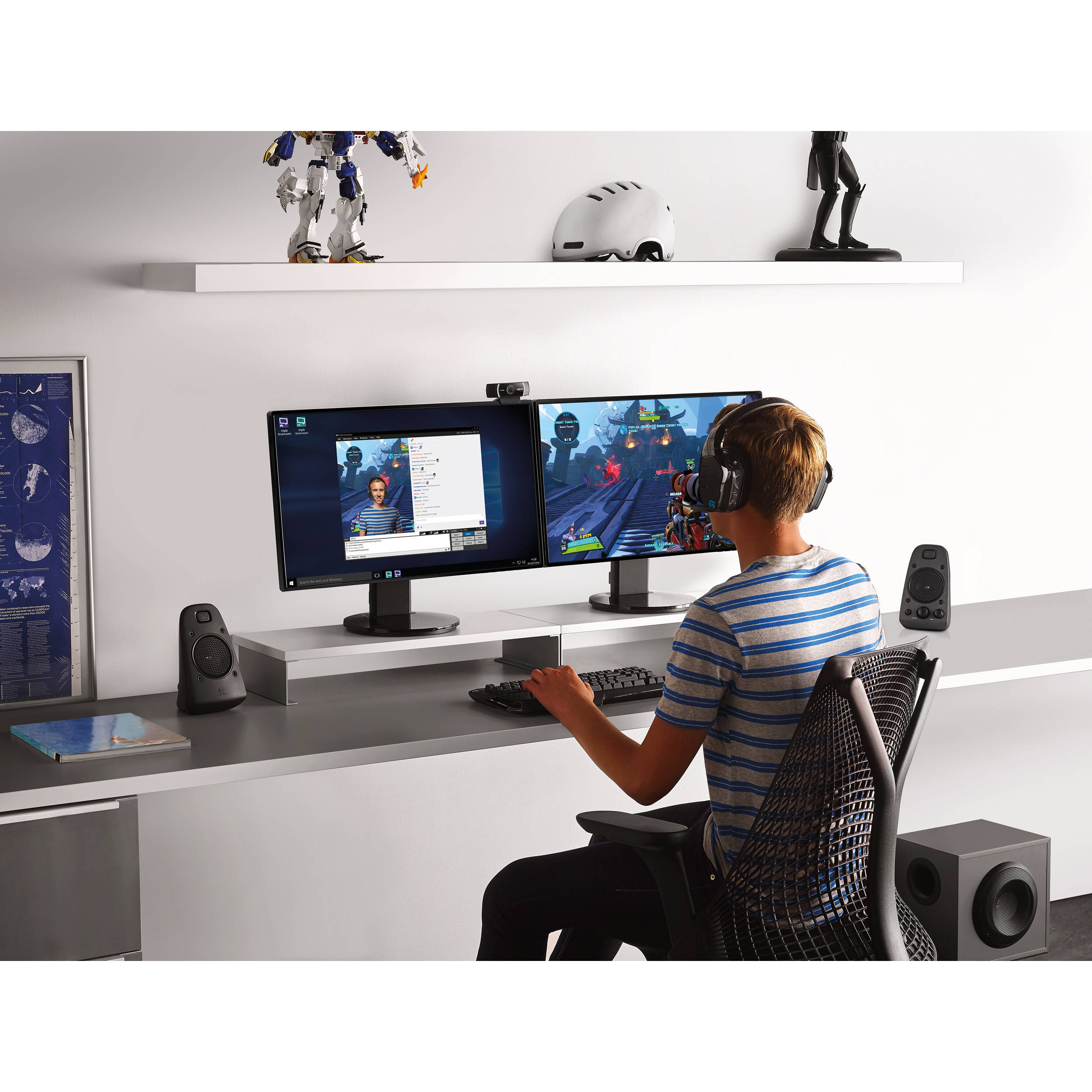 Logitech Z625 THX certified 2.1 desktop speaker system with subwoofer — view 13