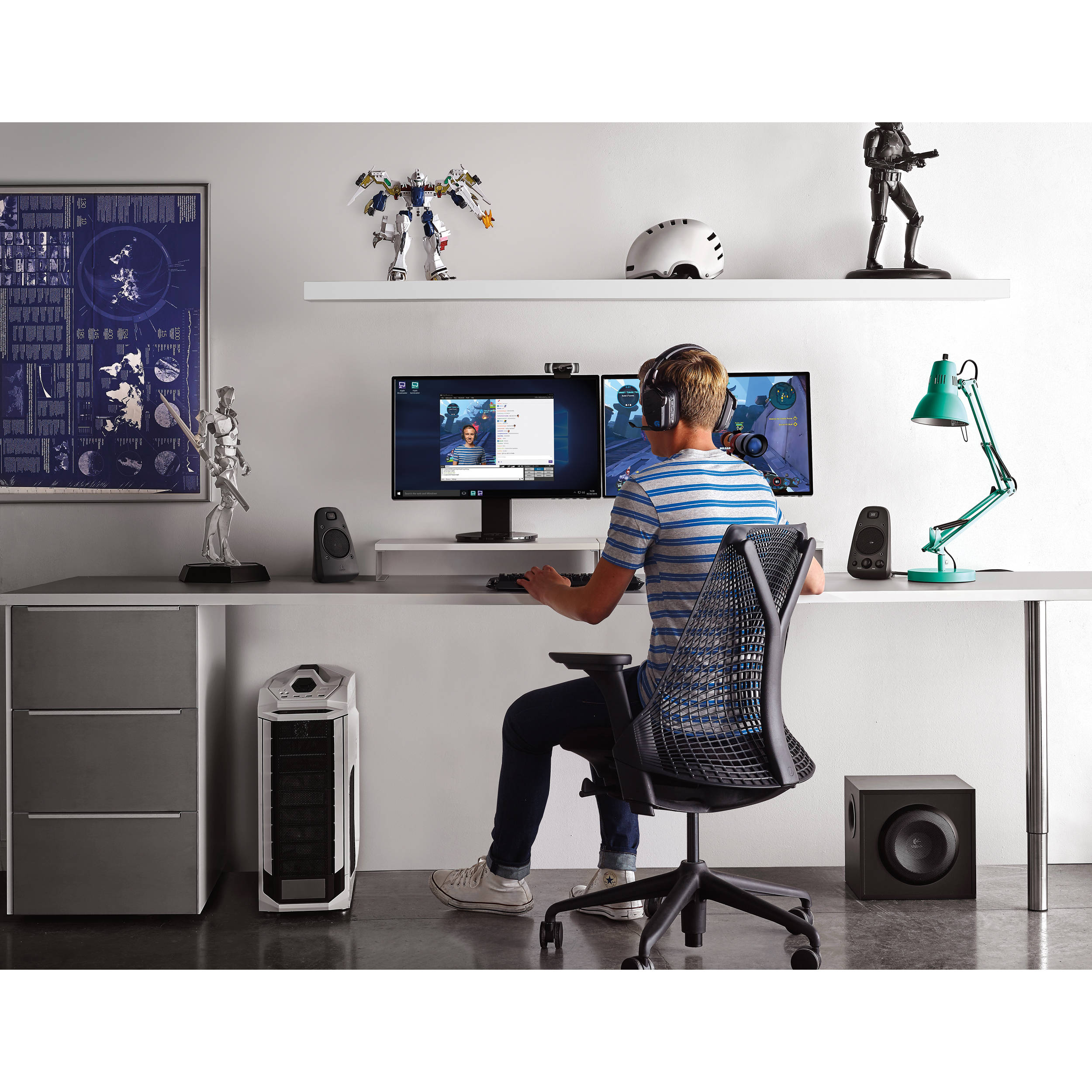 Logitech Z625 THX certified 2.1 desktop speaker system with subwoofer — view 14
